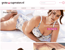 Tablet Screenshot of grote-cupmaten.nl